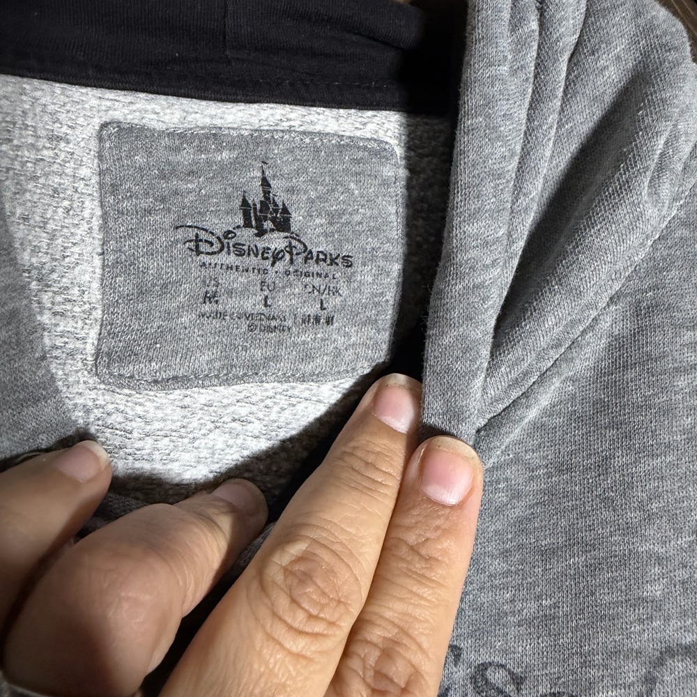Disneyland Resort Gray Hoodie Large | Disney Parks Authentic - Picture 5 of 6